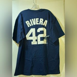 Majestic New York Yankees Vintage Mariano Rivera #42 Tee Men’s Sz XL NWT